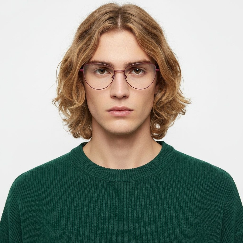 Vlinderkoperen metalen bril #BS2425-0293