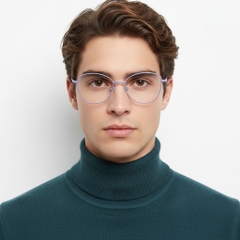 Lunettes papillon violettes en métal #BS2425-0296