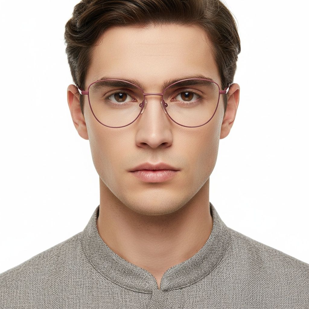 Vlinderkoperen metalen bril #BS2425-0298