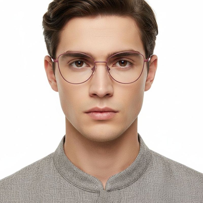 Vlinderkoperen metalen bril #BS2425-0298