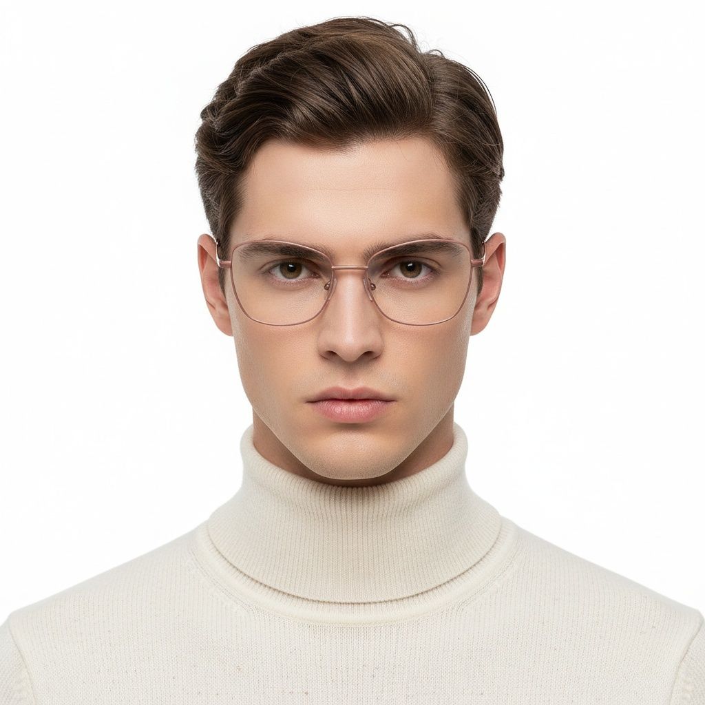 Gafas de metal rosa mariposa #BS2425-0304