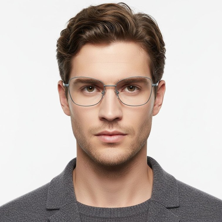 Gafas de metal gris mariposa #BS2425-0307