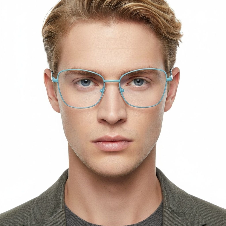 Butterfly Blue Metal Glasses #BS2425-0309