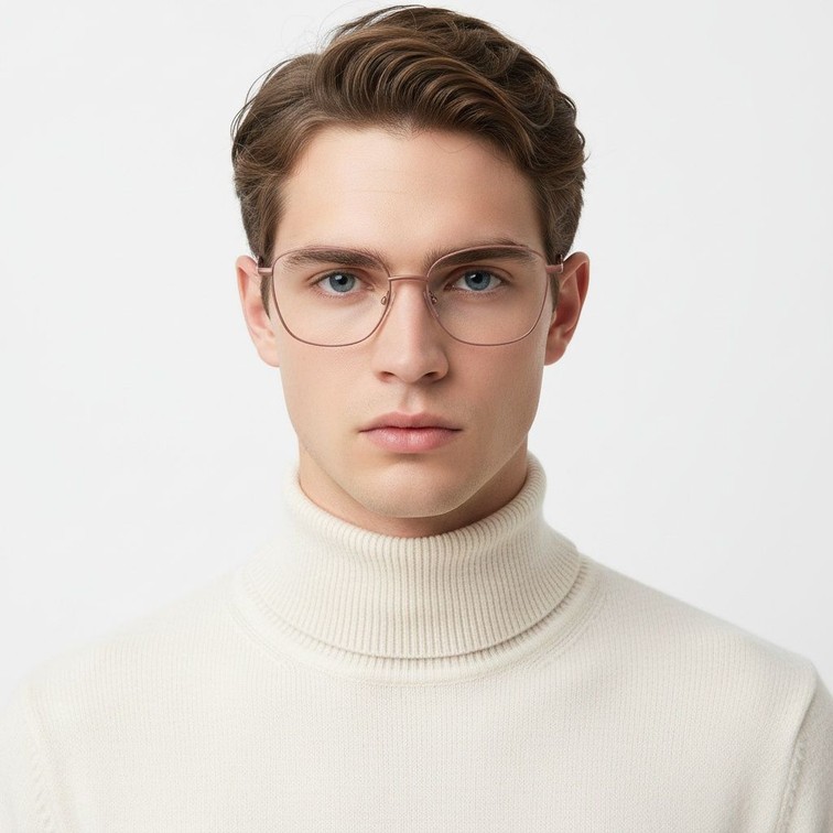 Schmetterlings-Pink-Metallbrille #BS2425-0316
