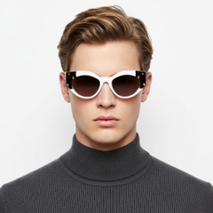 Schmetterlings-Creme-Acetat-Sonnenbrille #BS2607-0080