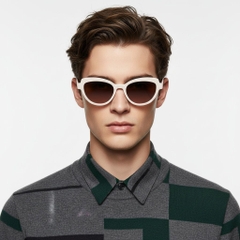 Schmetterlings-Sonnenbrille aus rosa Acetat #BS2607-0090