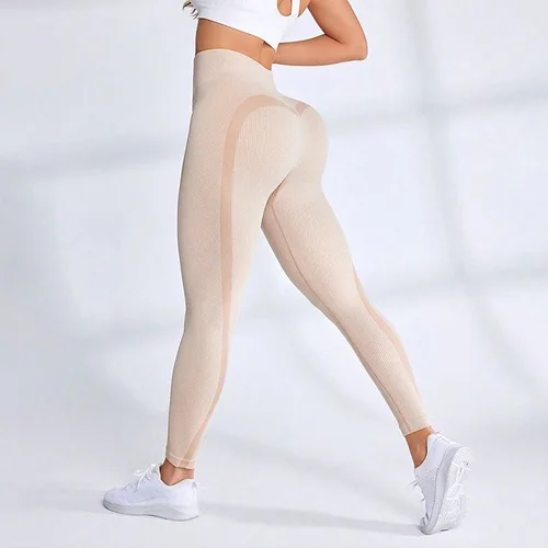 Leggings a vita alta contenitivi da donna con un effetto push-up sexy sui glutei.