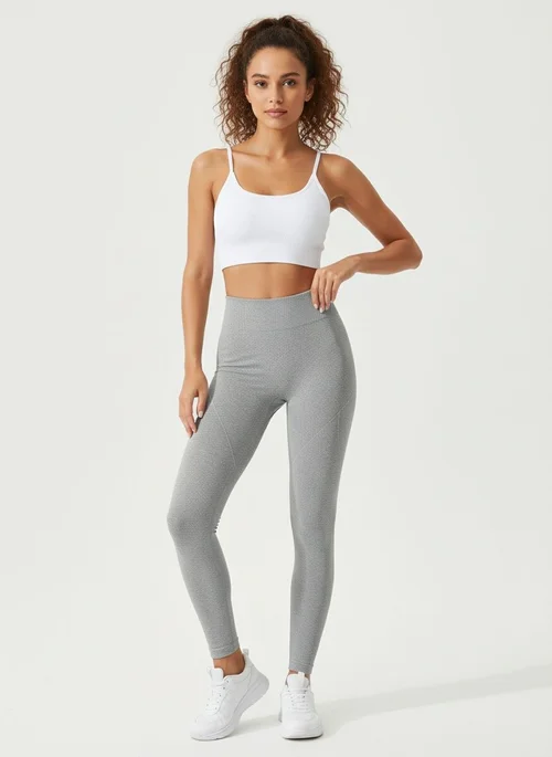 Leggings da donna a vita alta ad asciugatura rapida con effetto snellente.