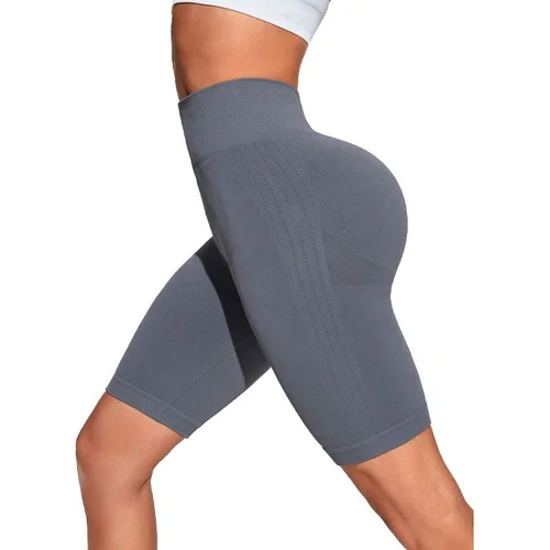 Leggings da yoga a vita alta, snellenti e ad asciugatura rapida, per donna, con effetto push-up sui fianchi.