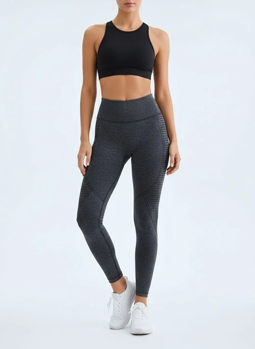 High-Waisted Slimming Leggings for Women with Hip-Lifting S-Shape Fit