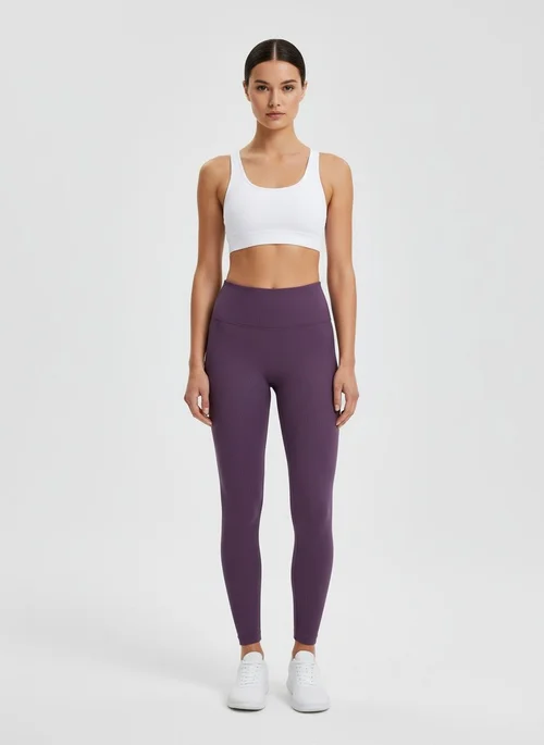 Hochgeschnittene, figurformende, schnelltrocknende Yogahose mit Hüftlift-Effekt für Damen