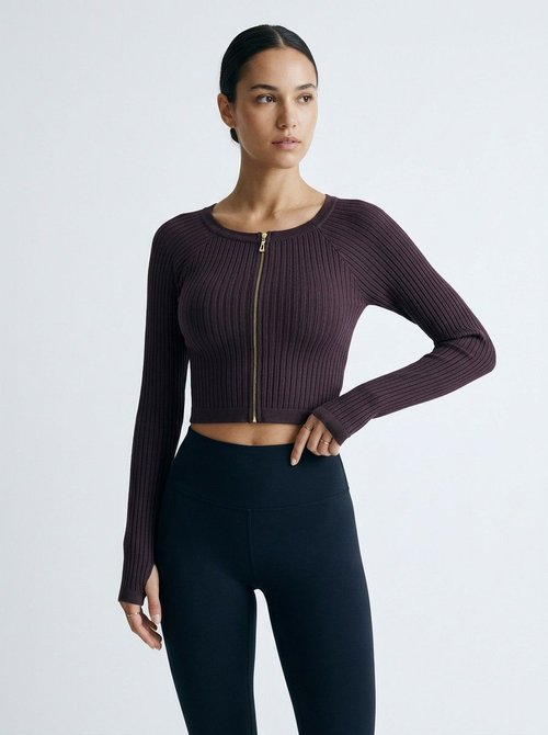 Slim Fit Long-Sleeved Sun Protection Sports Jacket for Women with Shaping High Elasticity