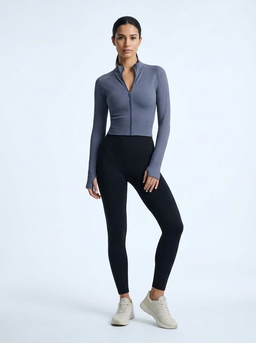 Giacca da running slim fit ad asciugatura rapida per donna, con una silhouette snellente e sexy.