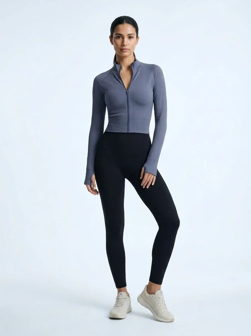Slim Fit Quick-Dry Running Jacket for Women with a Sexy Slimming Silhouette