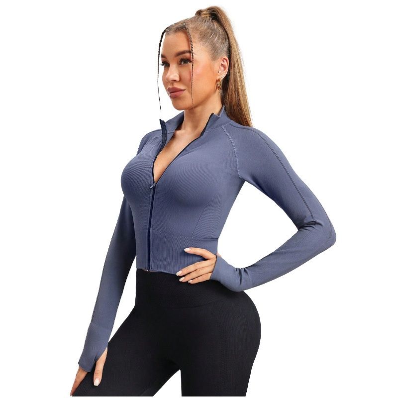 Slim Fit Quick-Dry Running Jacket for Women with a Sexy Slimming Silhouette