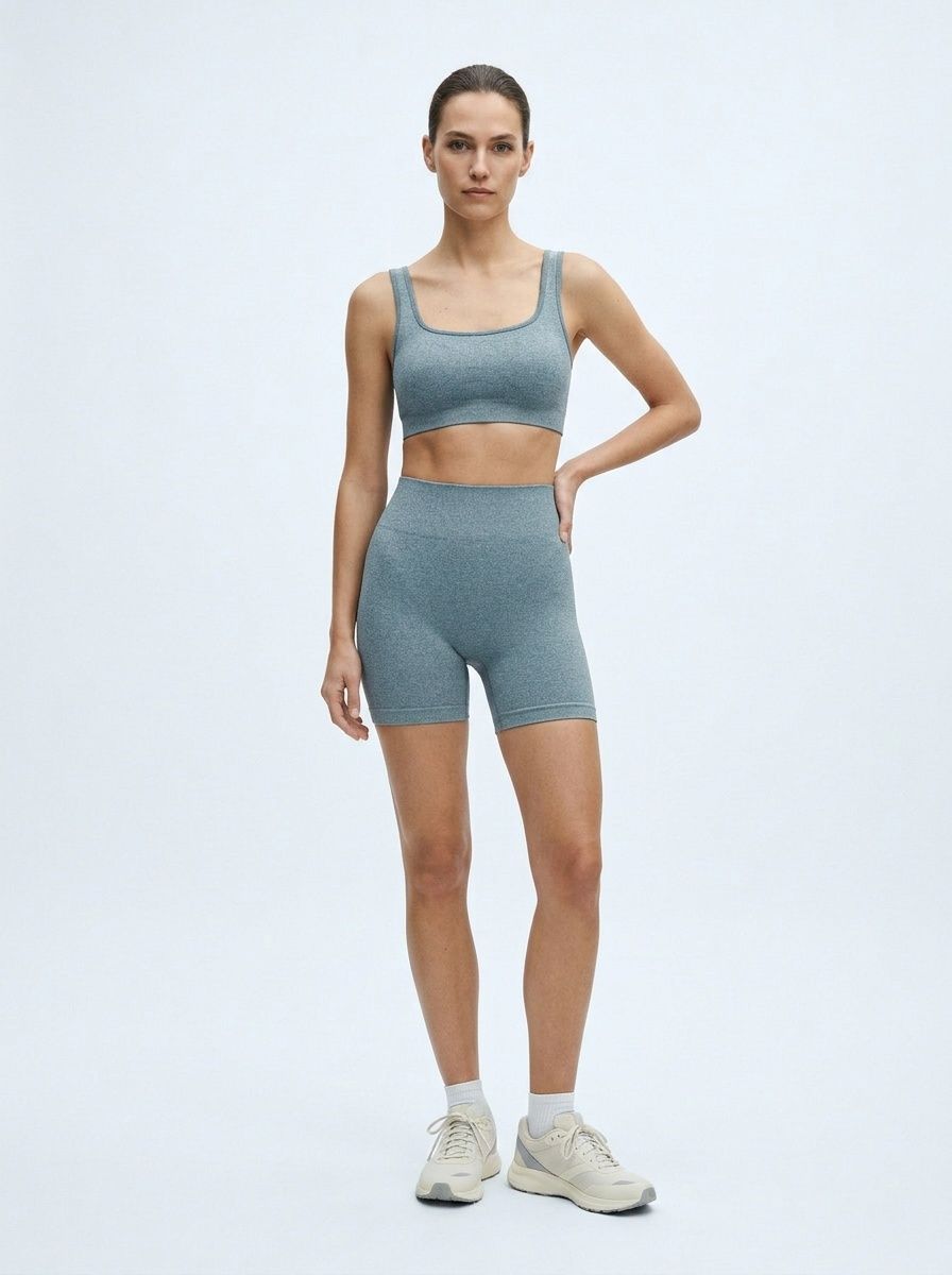 High-Waisted Slimming Yoga Shorts for Women with a Sexy S-Shape Fit