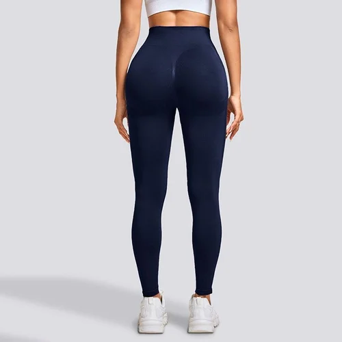 Leggings da yoga a vita alta snellenti da donna con una vestibilità sexy a forma di S.