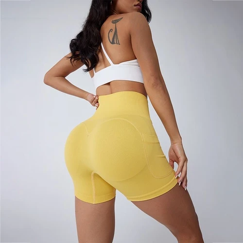 High-Waisted Slimming Breathable Yoga Shorts for Women with Tummy Control