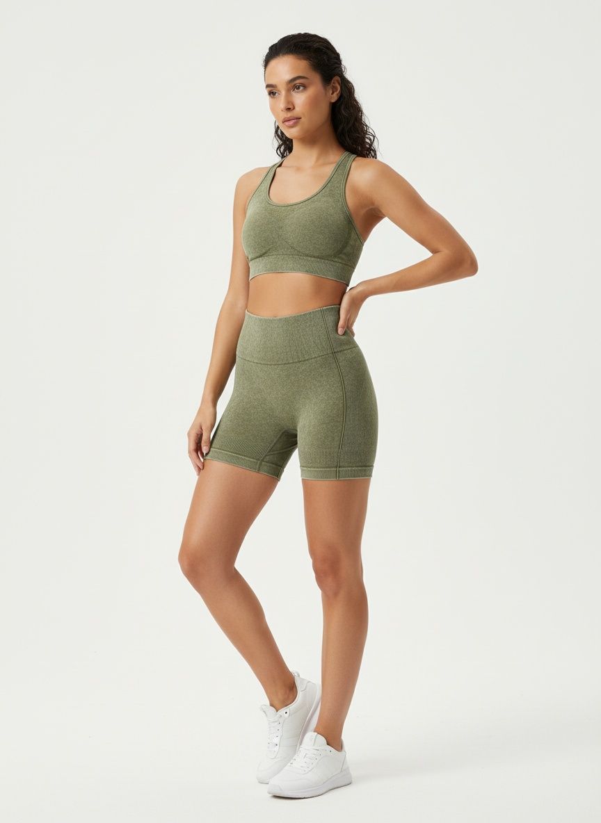 High-Waisted Quick-Dry Slimming S-Shape Fitness Shorts for Women