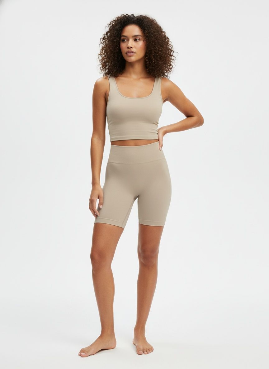 High-Waisted Slimming Quick-Dry Yoga Shorts for Women with a Sexy Butt-Lifting Fit