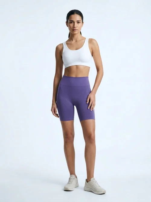 Sexy Yoga-Shorts mit hohem Bund, Hüftlifting und schlankmachender Passform für Damen