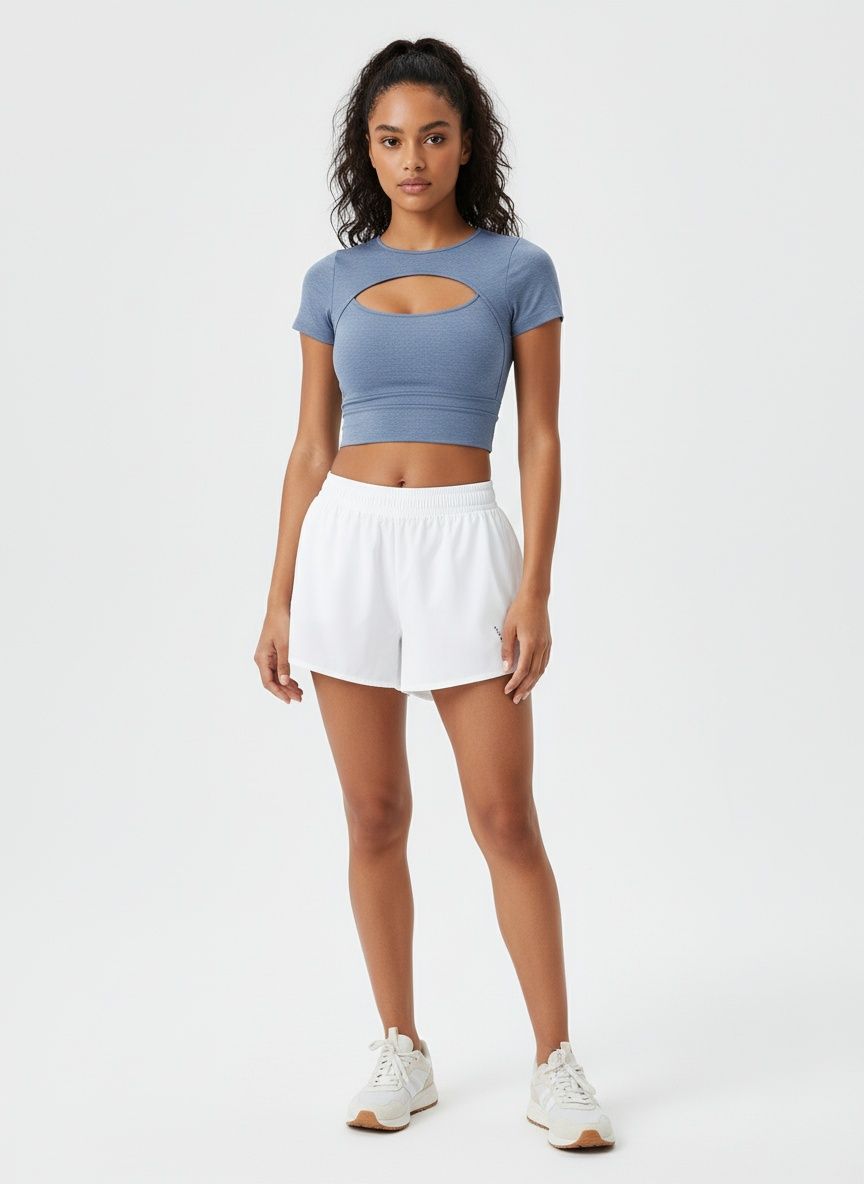 Slimming Sexy Backless Quick-Dry Sports T-Shirt for Women with Shock-Absorbing Support