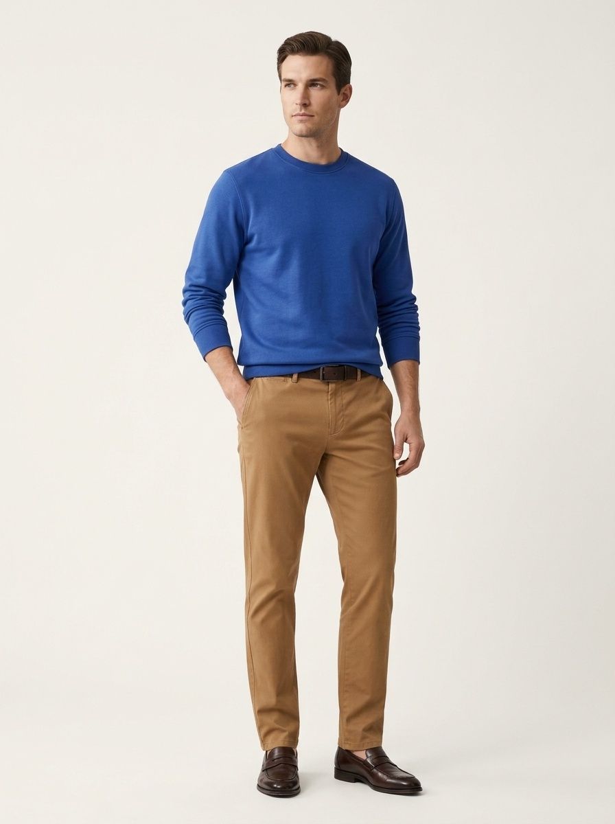 Men's Crewneck Long Sleeve Sweatshirt Pullover
