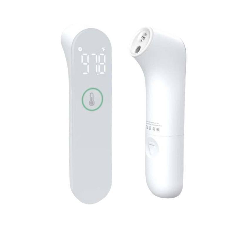 Contactloze infrarood voorhoofdthermometer met LED-scherm en lichtpuntsensor