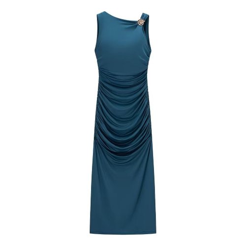 Knit Bodycon Dress Shell Decor - European Chic KUN-00063