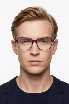 Butterfly Purple Acetate Glasses #BS1902-0060