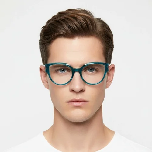 Lunettes en acétate bleu papillon #BS1902-0158