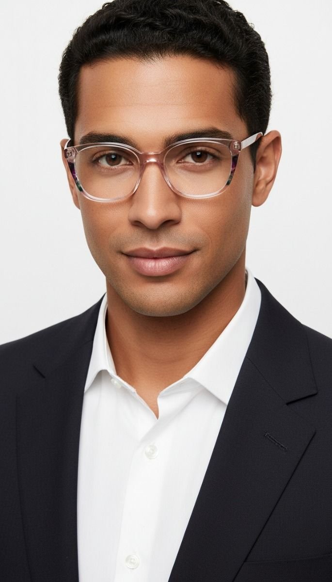 Gafas de acetato rosa mariposa #BS1902-0166