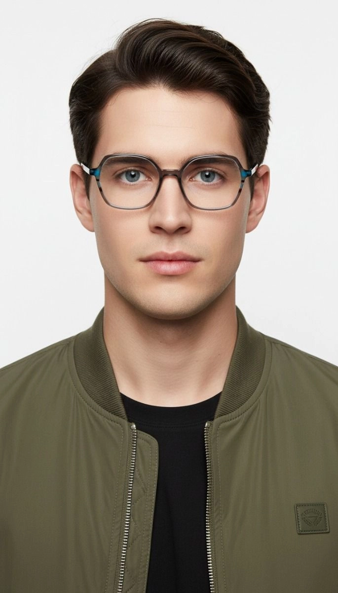 Butterfly Grey Acetate Glasses #BS1902-0189