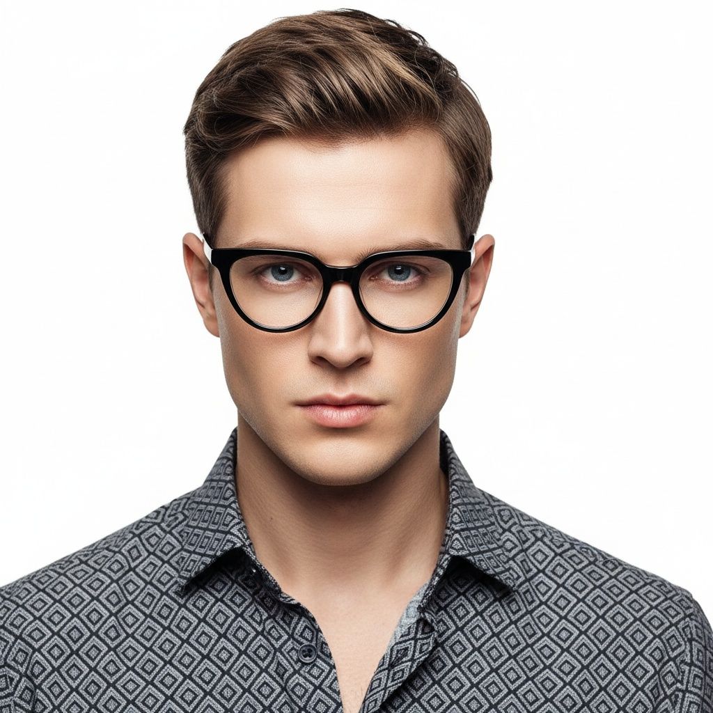 Butterfly Black Acetate Glasses #BS2012-0675