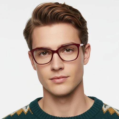 Butterfly Red Acetate Glasses #BS2012-0681