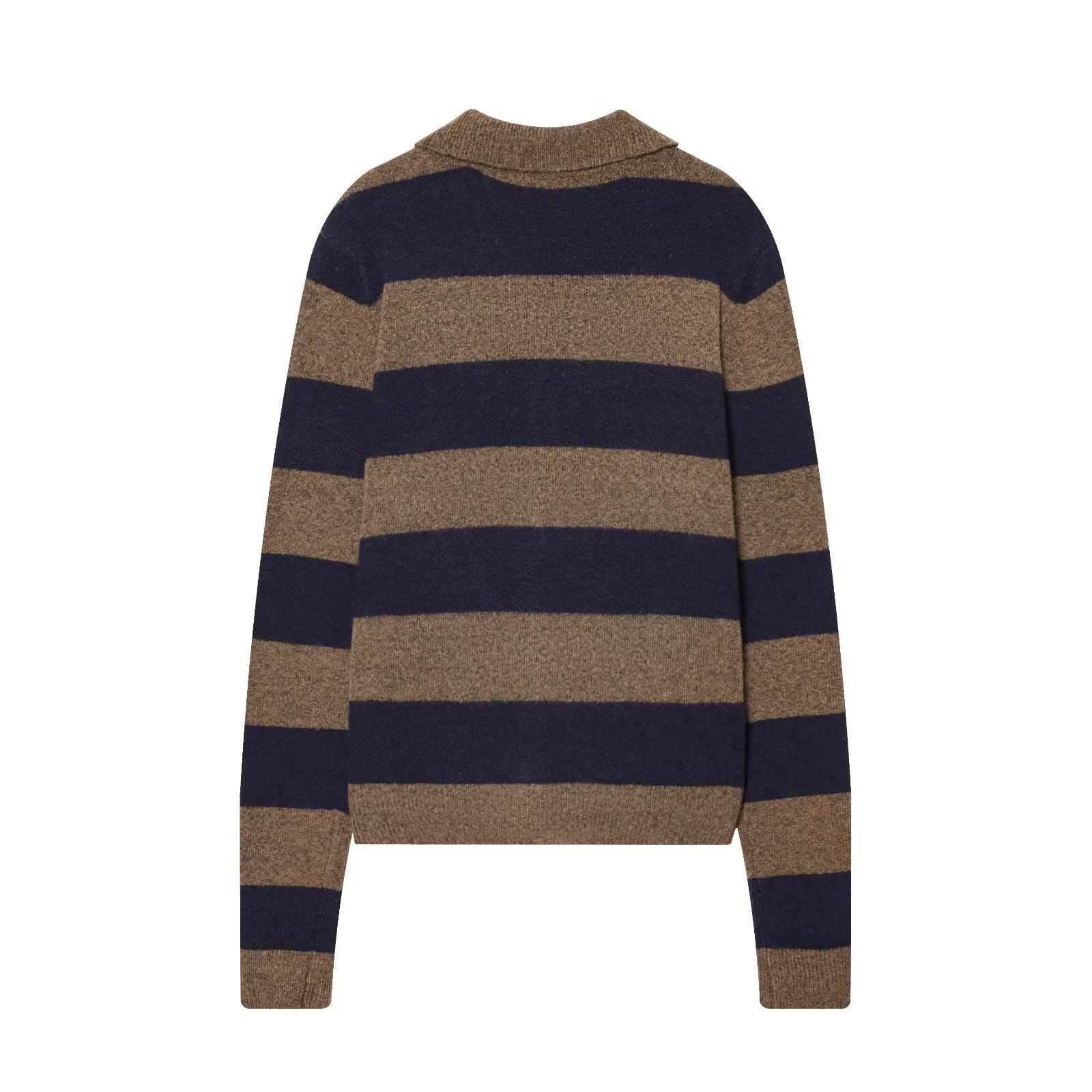 Striped Knit Cardigan - Chic European Style KUN-00125