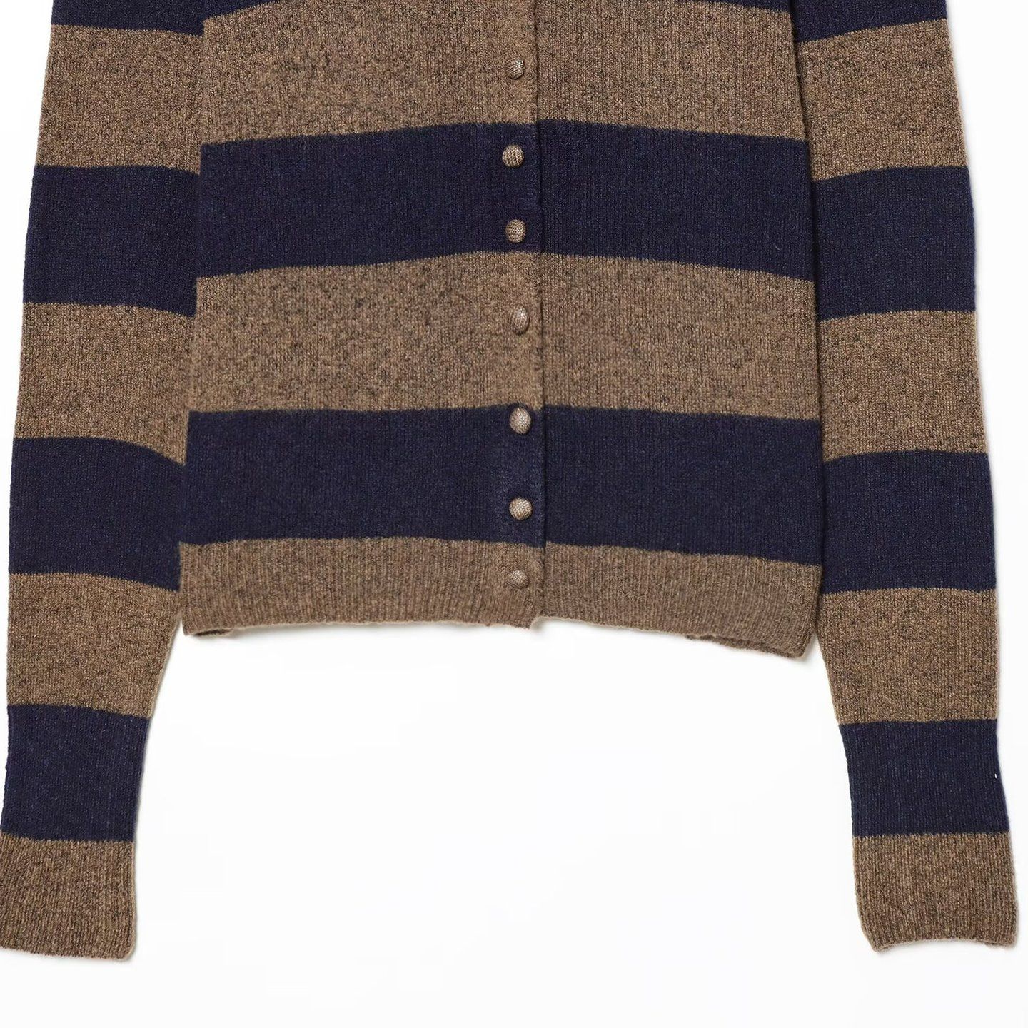Striped Knit Cardigan - Chic European Style KUN-00125