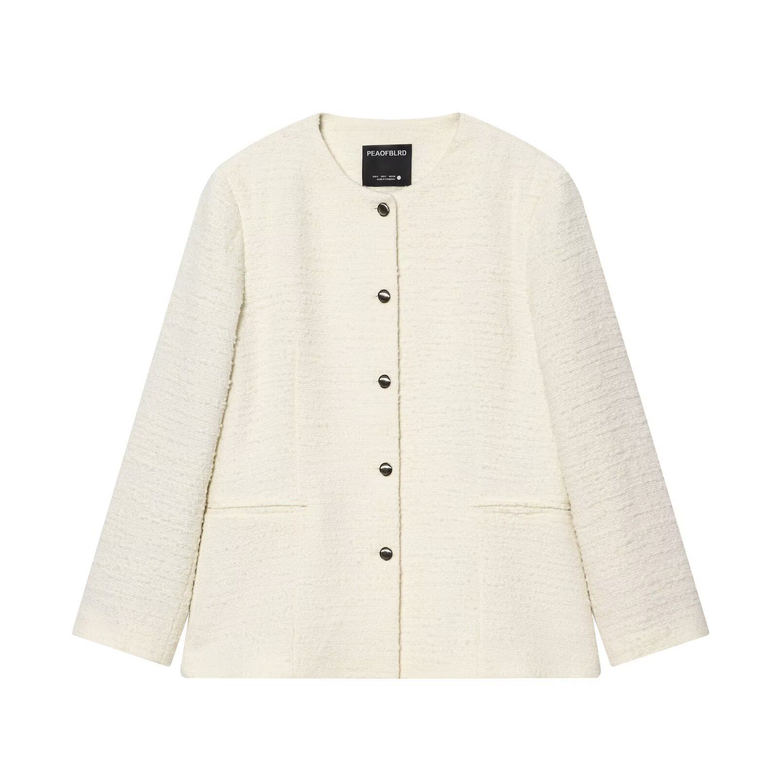 Inspired Tweed Blazer - Chic & Stylish Women's Jacket KUN-00041