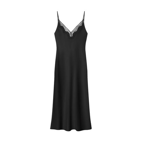 Lace V-Neck Backless Slip Dress KUN-00054