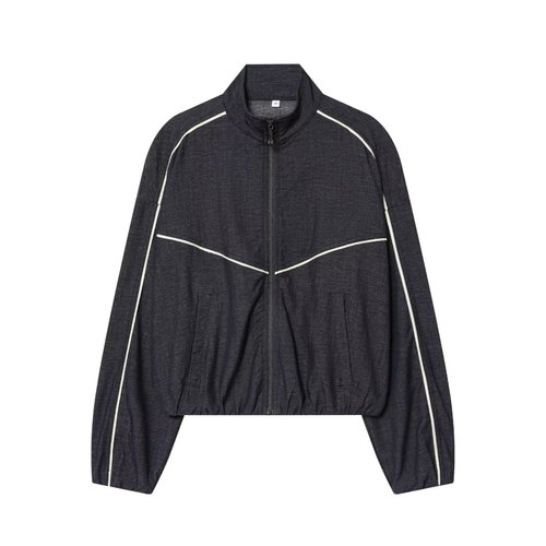 Jeansjacke im Oversize-Look, Set mit Kordelzug und Jeans KUN-00109
