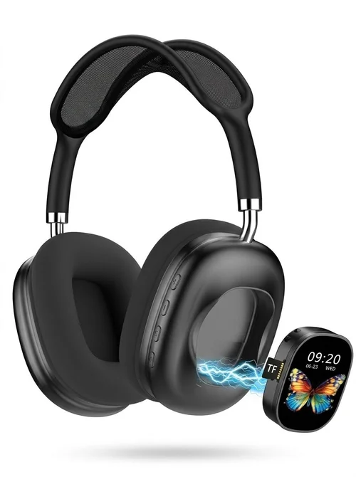 Touchscreen Wireless Bluetooth Headphones - Long Battery Life - AKZMAX800