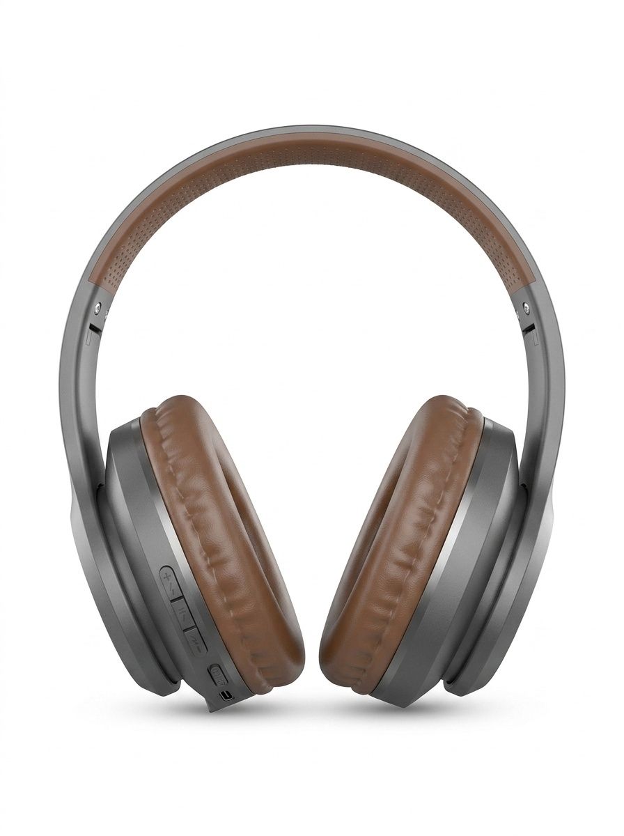 Wireless Over-Ear Foldable Bluetooth Headphones & Smart Watch Companion - LK055