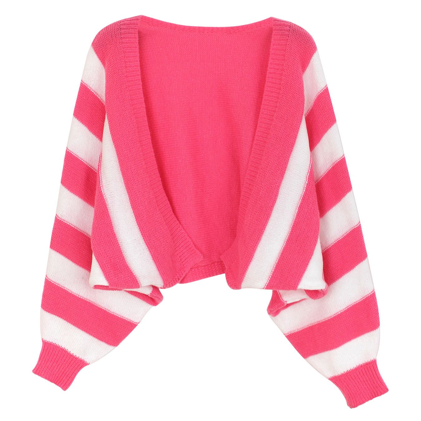 Striped Knit Cardigan Long Sleeve Spring Autumn Outerwear SSU-00041