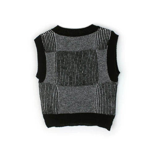 Women's Knit Sweater Vest Cropped Spring Top SSU-00028