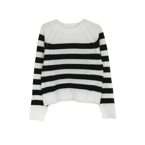 Women's Knit Sweater Long Sleeve Crewneck SSU-00061