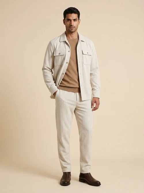 Men's Long Sleeve Shirt and Pants Set