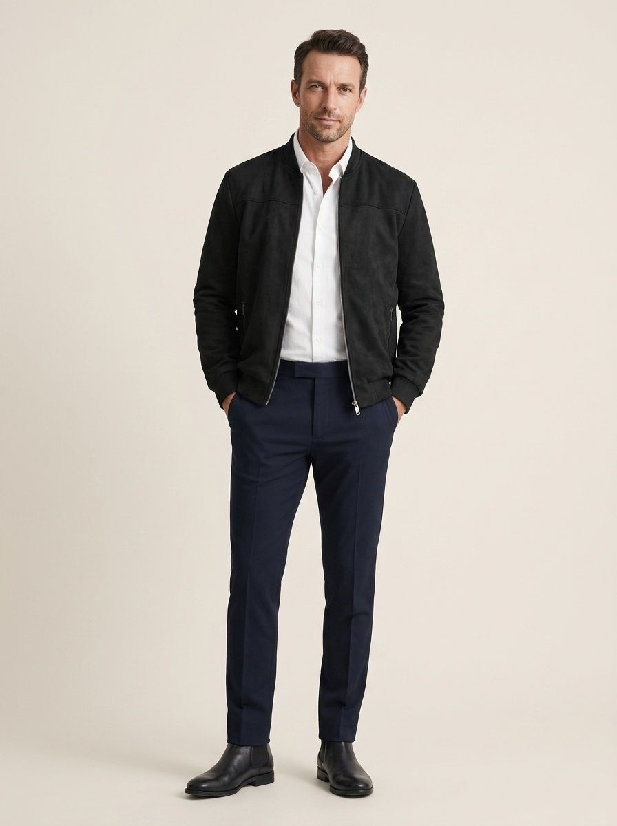 Men's Zip Bomber Jacket