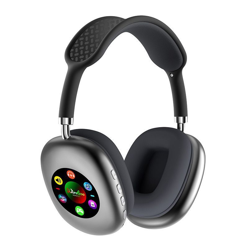 RGB Digital Display Screen Wireless Bluetooth Headphones - AKZ615B