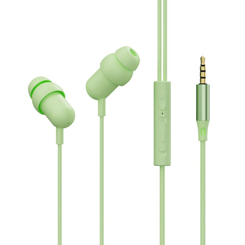 Wired In-Ear Earbuds with HD Microphone, Built-in Volume Slider & Soft Silicone Tips, 3.5mm / Type-C Universal Fit