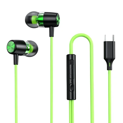 Hi-Fi Stereo Wired In-Ear Headphones with Mic & Volume Remote, 10mm Dynamic Drivers for Calls, Music & Gaming